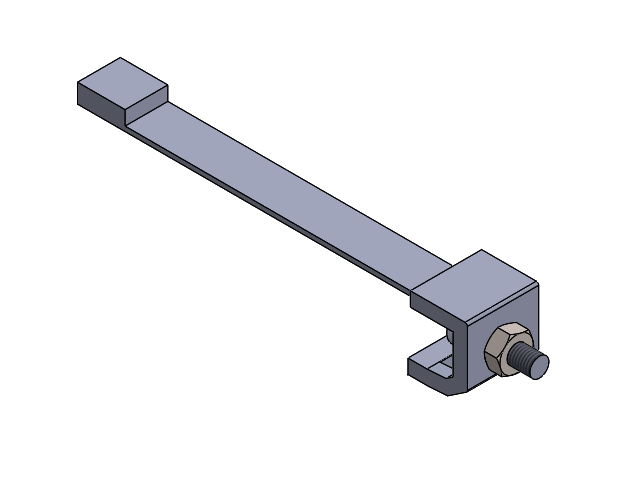 Reed switch with clamp